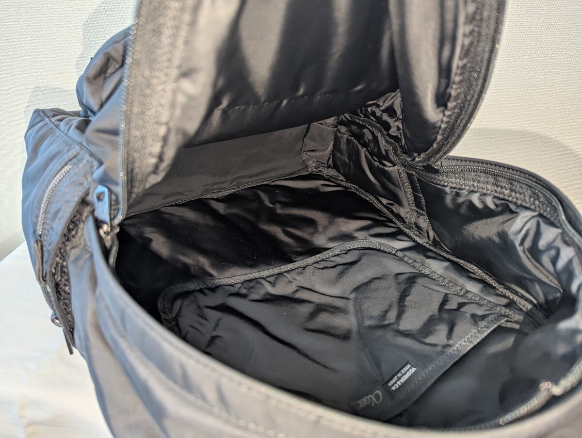Yoshida Kaban Porter Senses Daypack Backpack Black Nylon Oxford 31x42x17cm 2-Lay