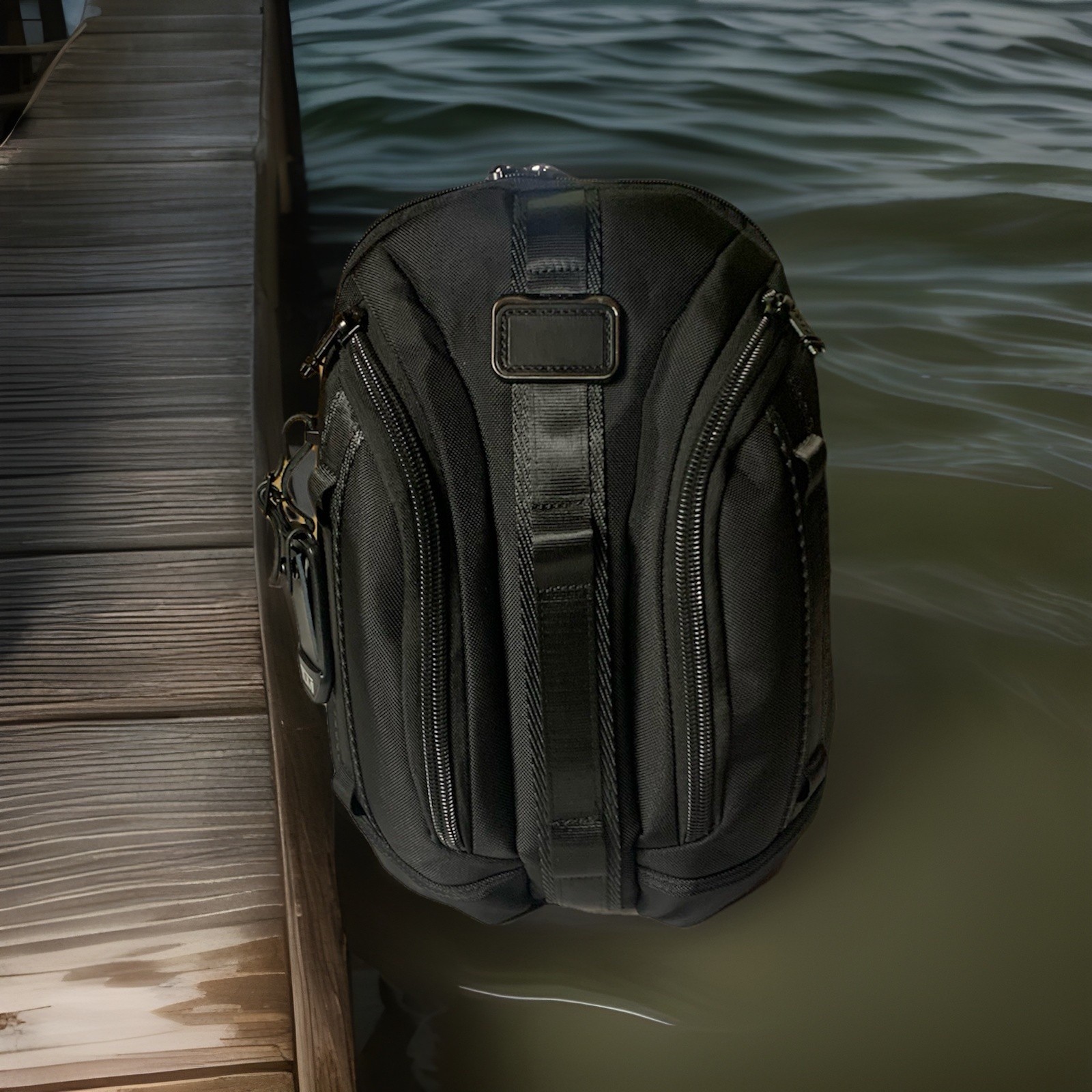 Tumi Alpha Bravo Knight Sling Backpack $495 Black