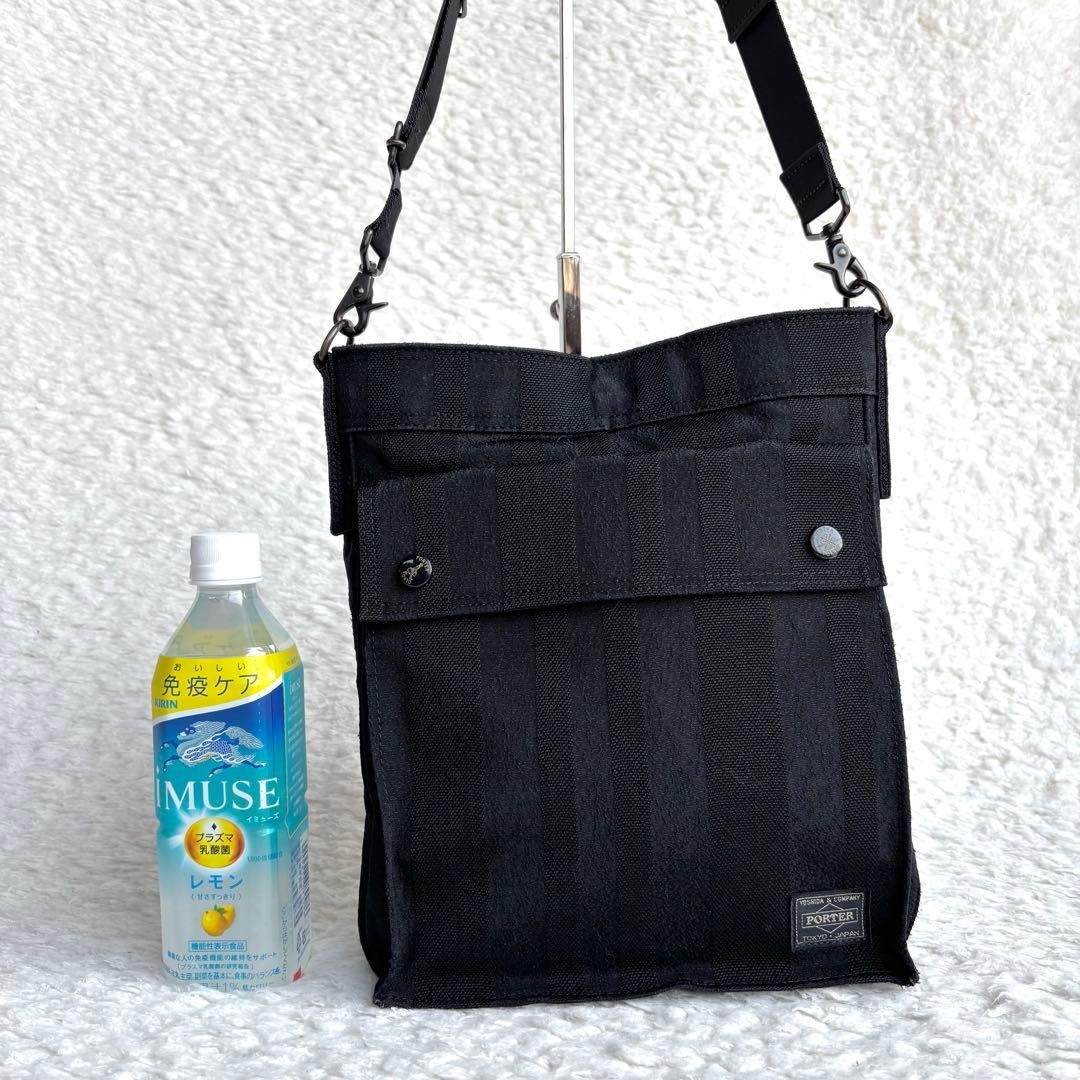 Porter 70Th Anniversary Shoulder Bag Tango Black Men Rare yoshida kaban Model Li
