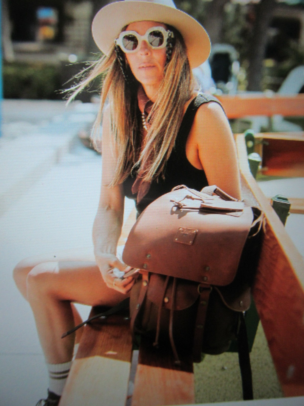 Will Leather Goods, Eugene, OR., Black Leather & Canvas 13″ Laptop Backpack, NWT