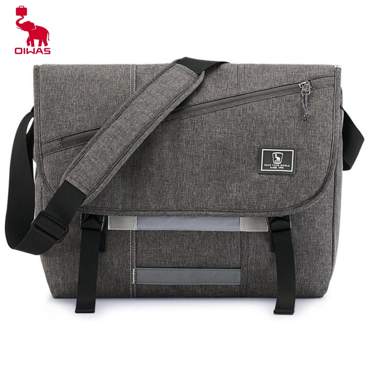 OIWAS Messenger Bag 17″ Laptop Crossbody Bag Case Men’s Business Shoulder Bag