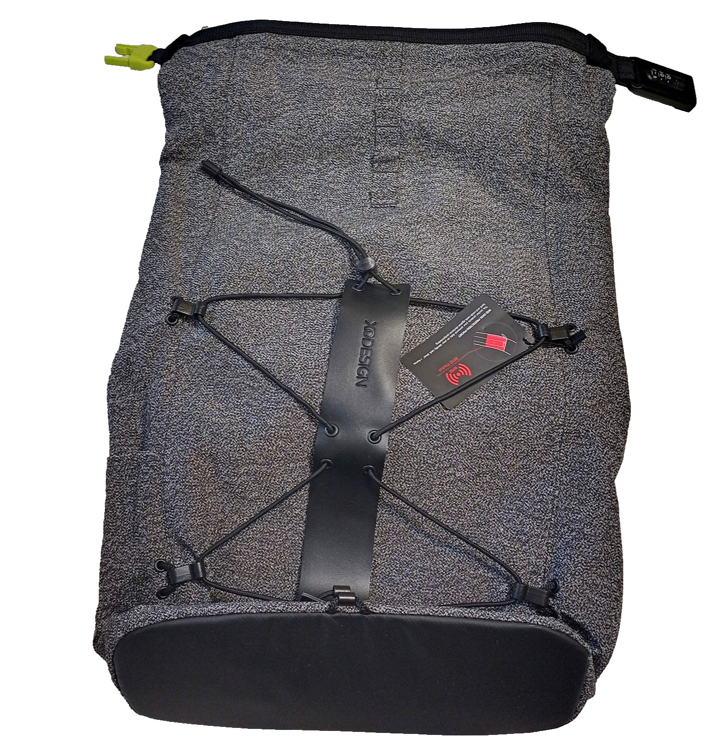 XD Design Bobby Urban Anti-Theft Cut-Proof Backpack Grey Roll Top Lock New