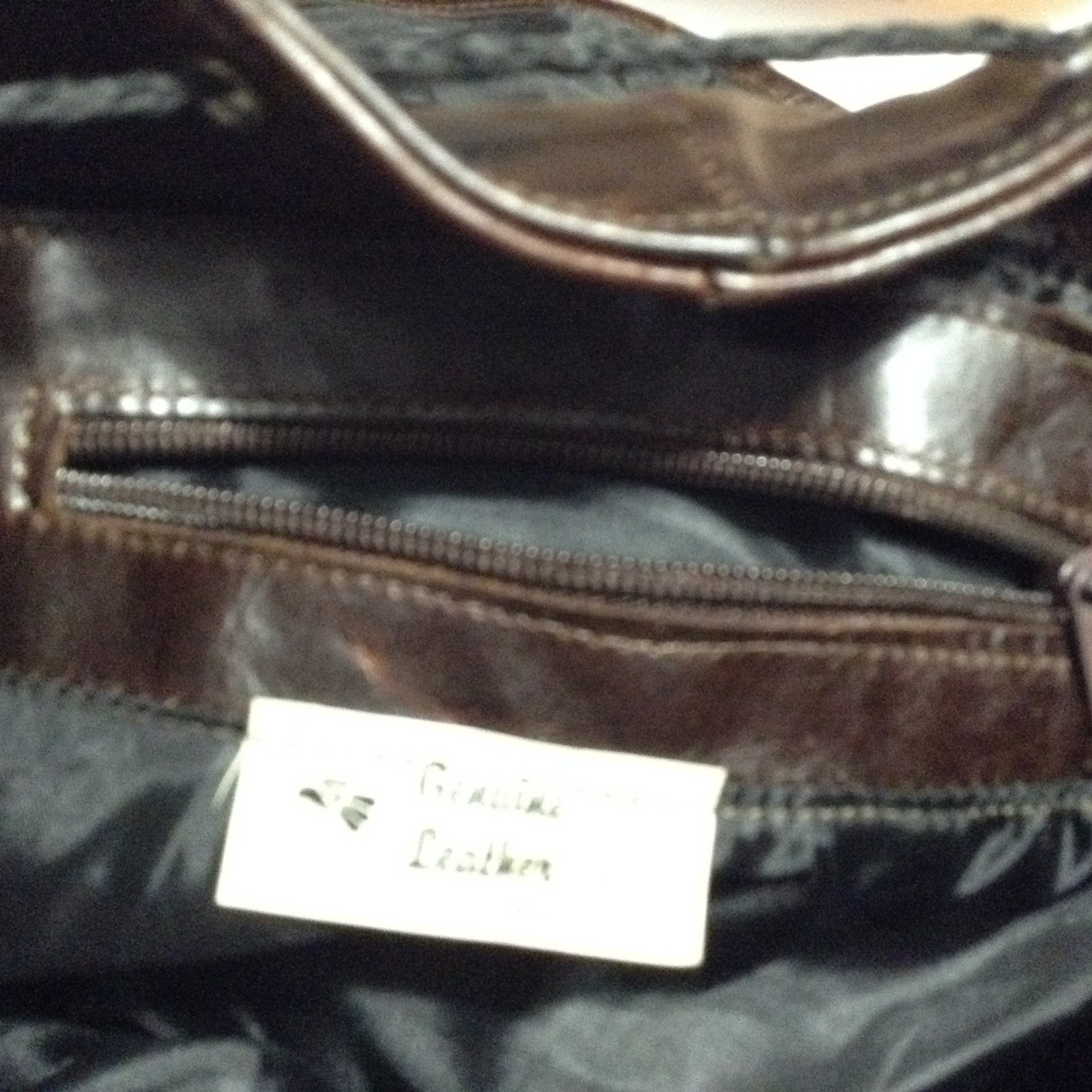 Leather Backpack 13 inch Rucksack Dark Brown Urban Drawstring Travel Bag