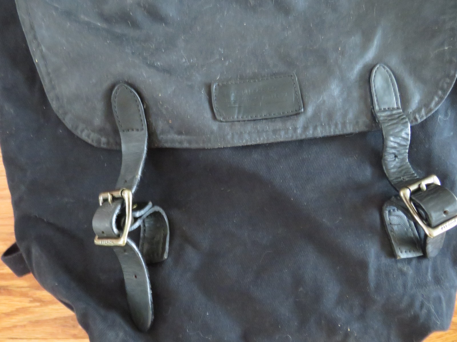Filson Backpack, Rucksack, Ranger Style, Waxed Cotton, Leather, Canvas, USA Made