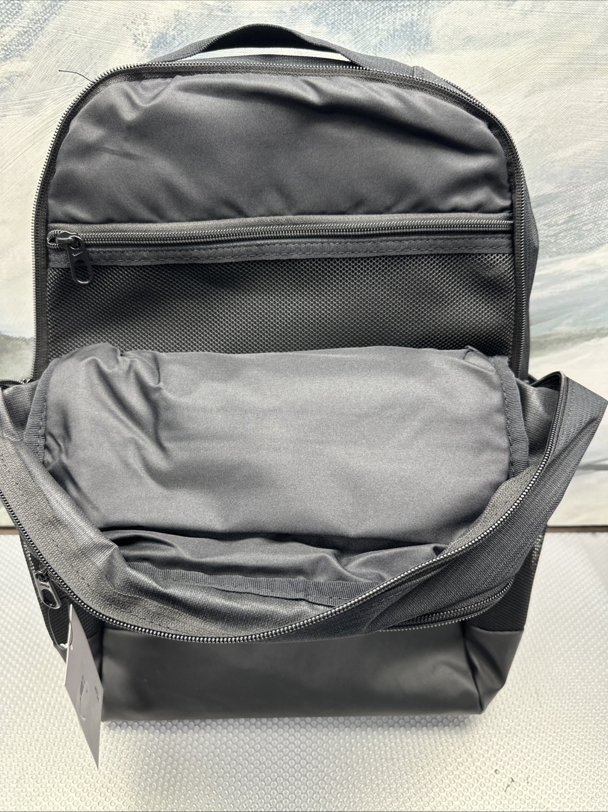 NIKE BRASILIA MEDIUM BACKPACK (24L) BLACK SCHOOL SPORT BOOK BAG DH7709-010 NEW