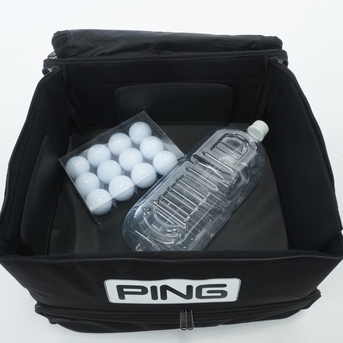 Ping Car Trunk Organizer Golf Accessory Bag Smart Storage Shoe Pocket 2025 Black