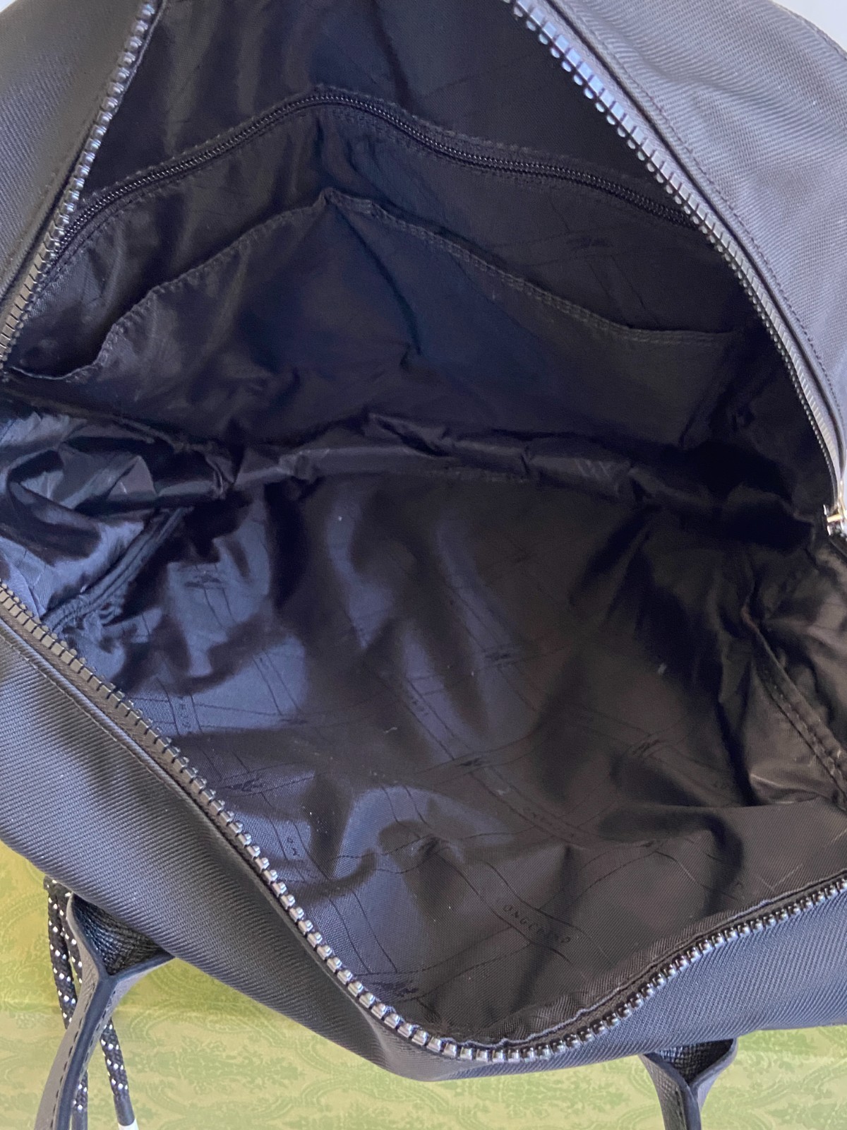 LONGCHARM Le Pliage Energy Nylon Trim Leather Men’s Backpack – Black, RARE