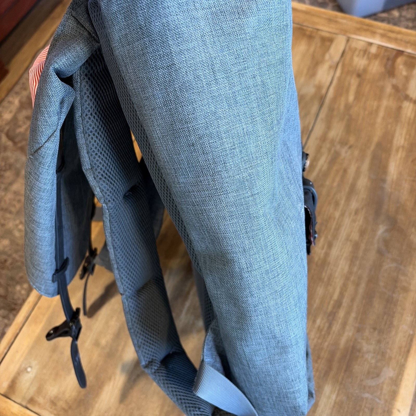 Herschel Supply Co Little America Backpack Gray Top Loading Back