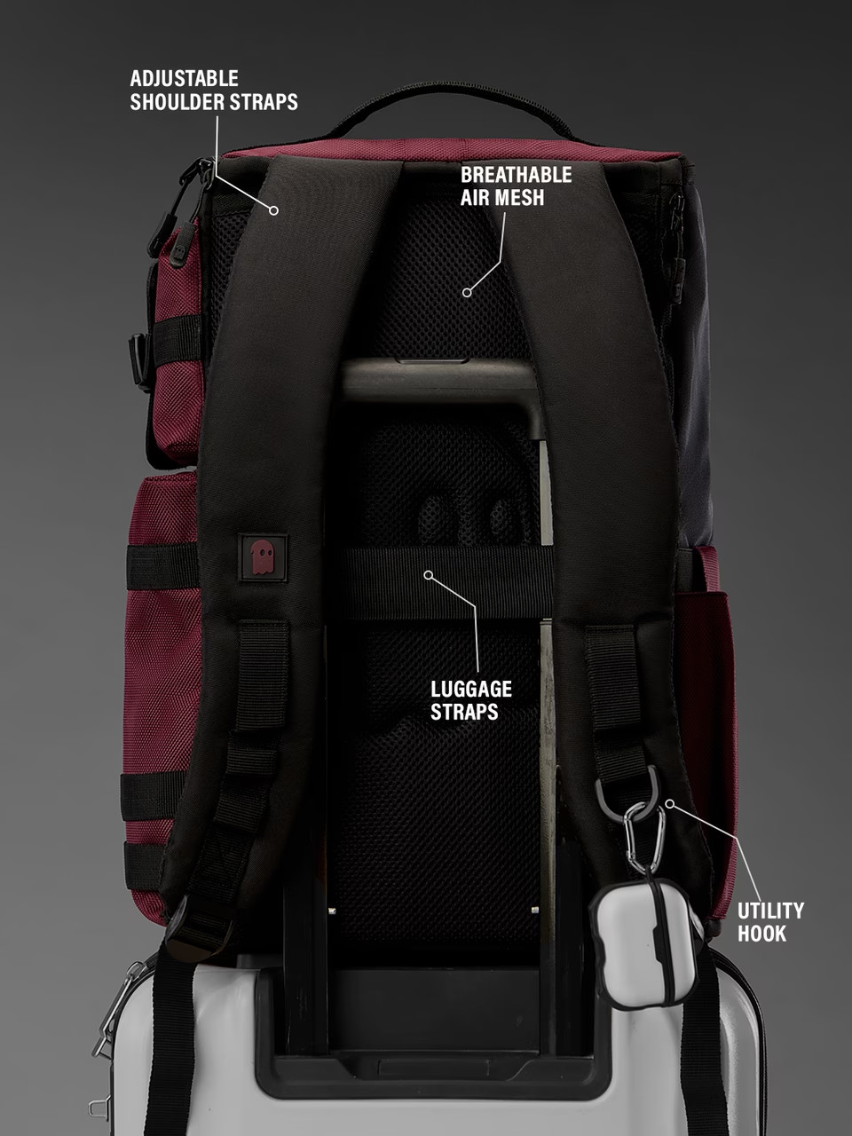 Marvel Deadpool 3-In-1 Backpack Utility Gear / Laptop Bag / Gym Bag – Official ®