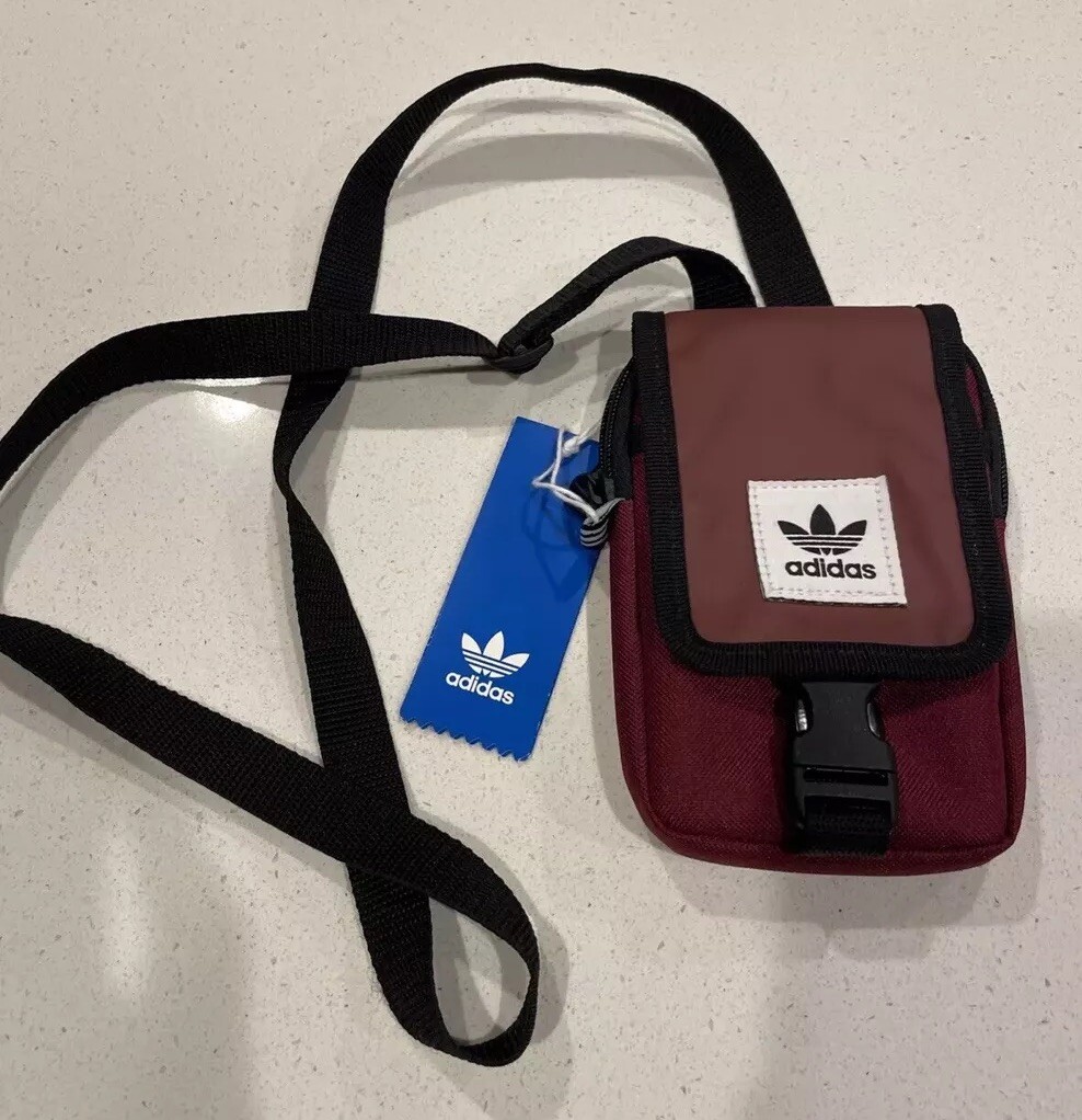 NWT Adidas Originals Map Bag | Maroon | DV2483