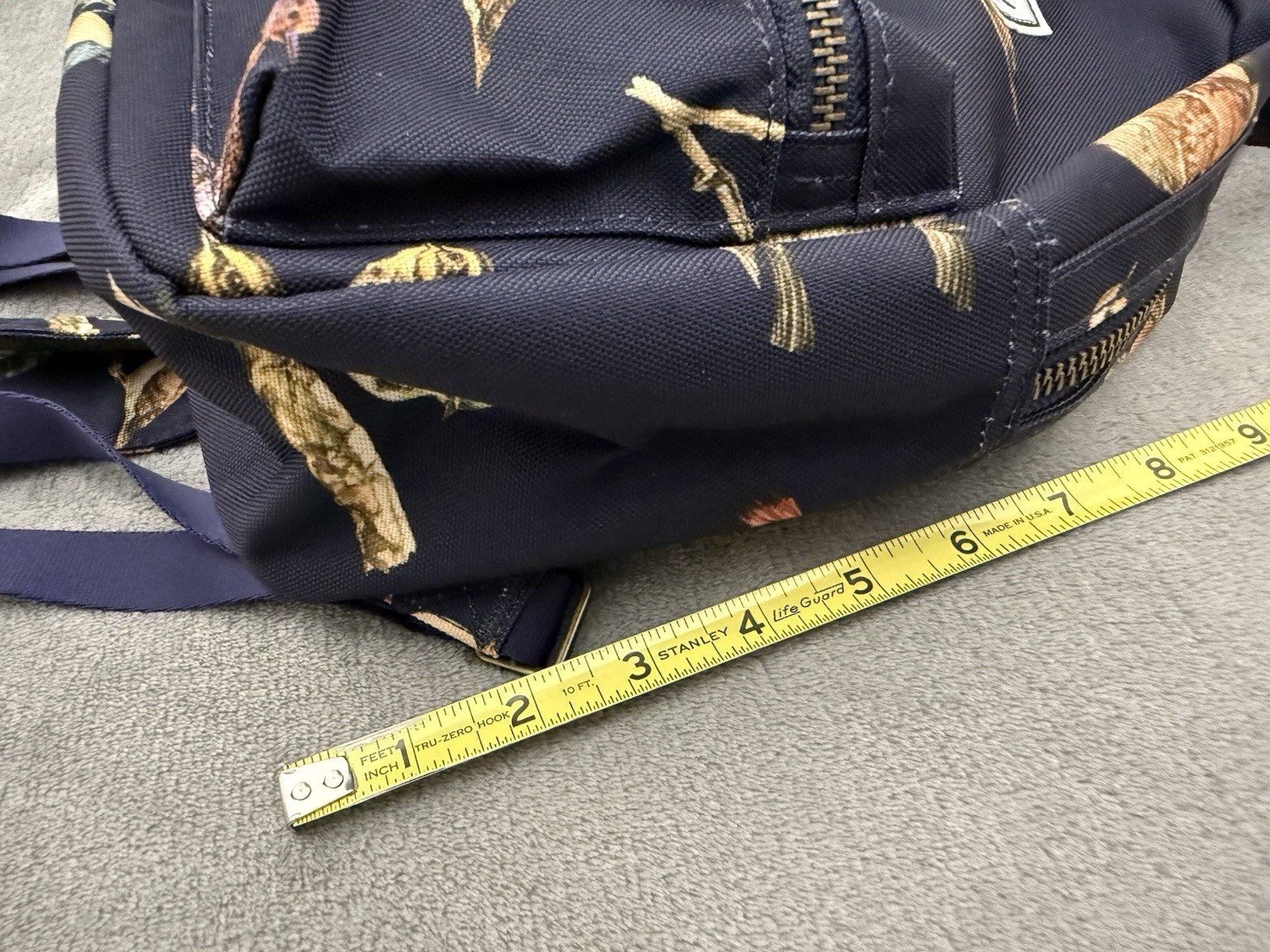 Herschel Backpack Bag Birds All Over Print Pockets Casual Every Day Pack Small?