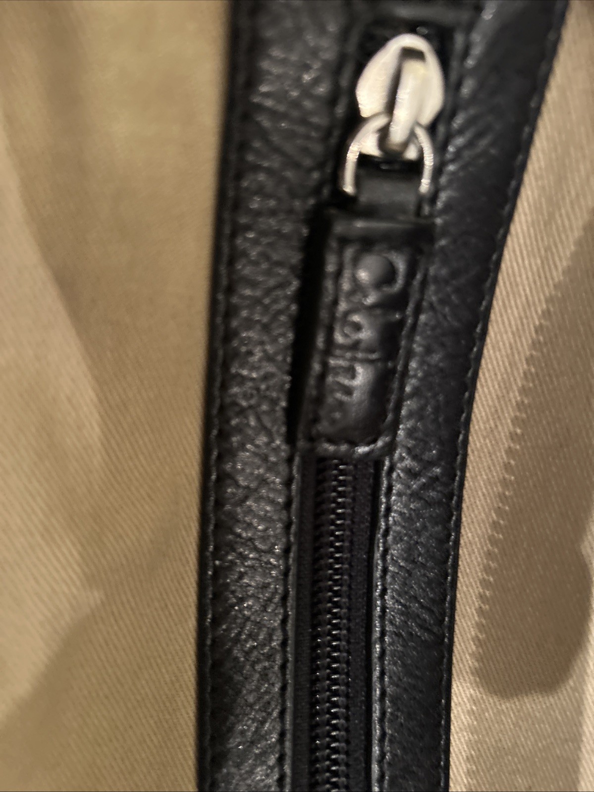COLE HAAN MENS BLK LEATHER WEEKENDER Duffle BAG / Beautiful