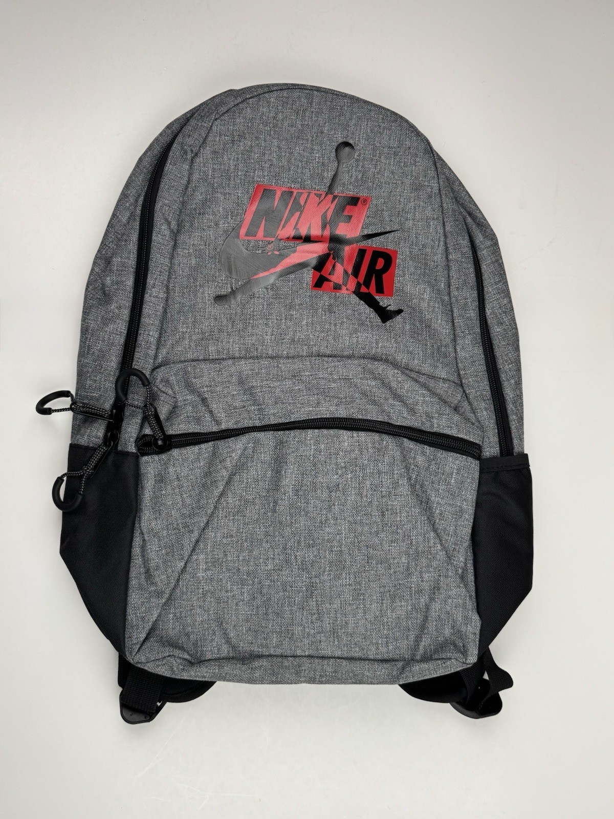 Nike Air Jordan Jumpman Carbon Heather Boys Large Backpack 9A0381-GEH New