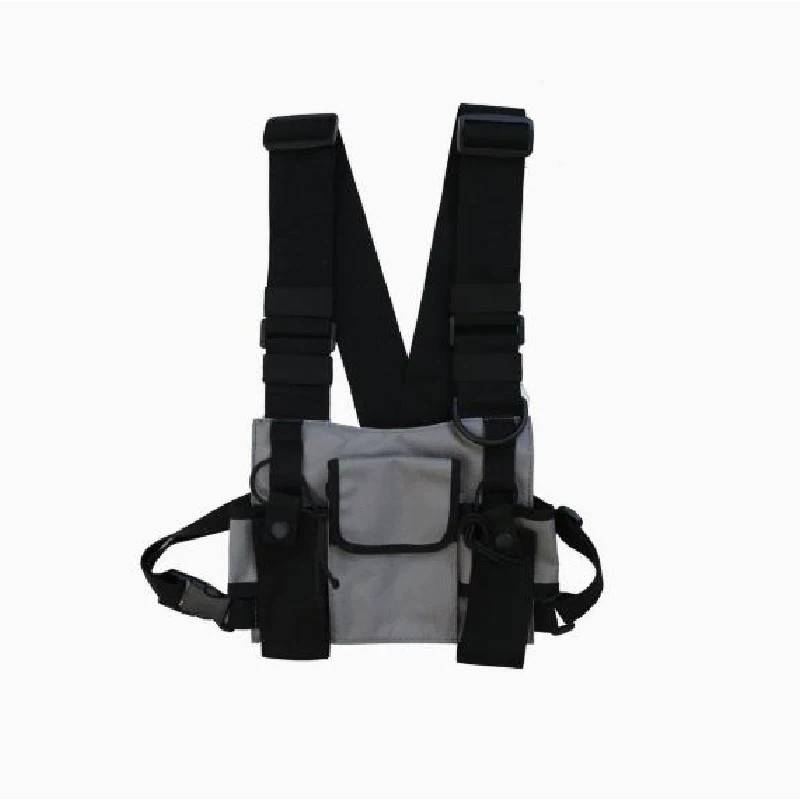 Hip-hop Streetwear Men Chest Rig Bag New Fashion Unisex Tactical Vest Backpacks