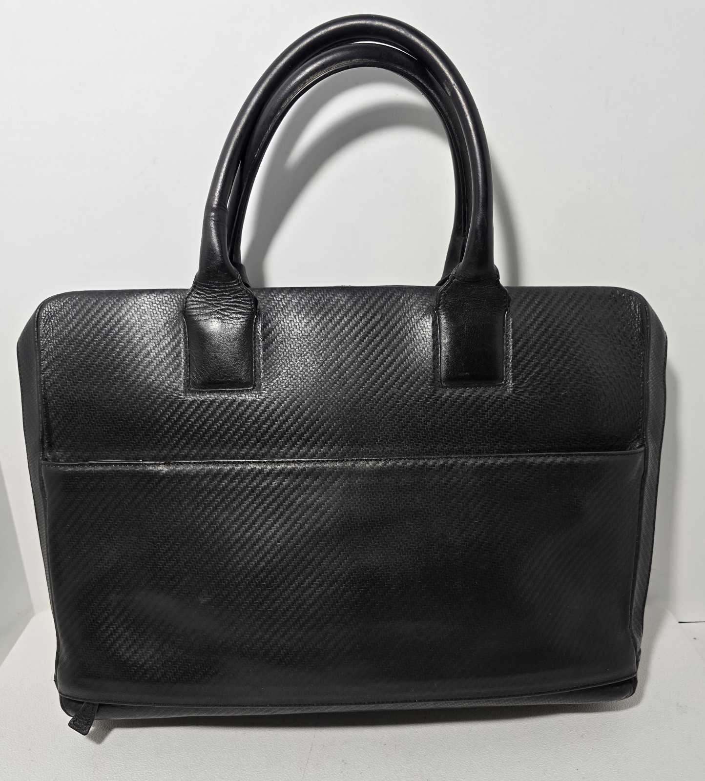 Alfred Dunhill Textured Leather Briefcase Document Case Made in Spain