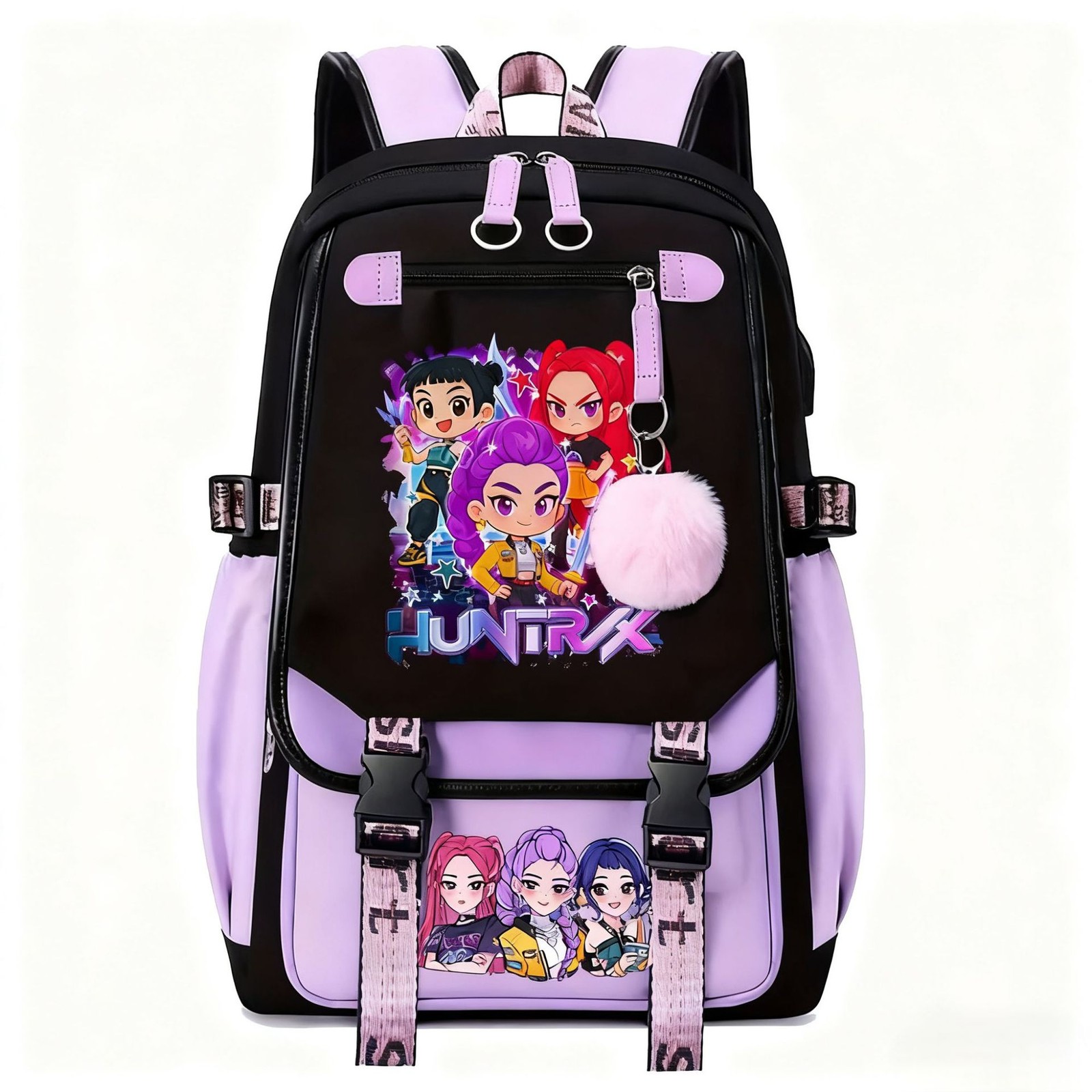 Kawaii Anime Cartoon Character Backpack School Bag Teen Girls Boys Cute Daypack