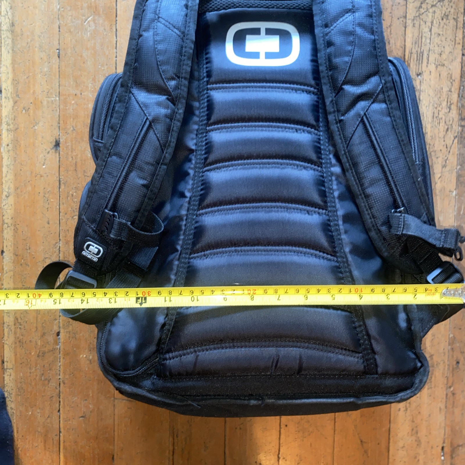 OGIO Backpack Cat Branded Techspace Black Laptop Metro Street