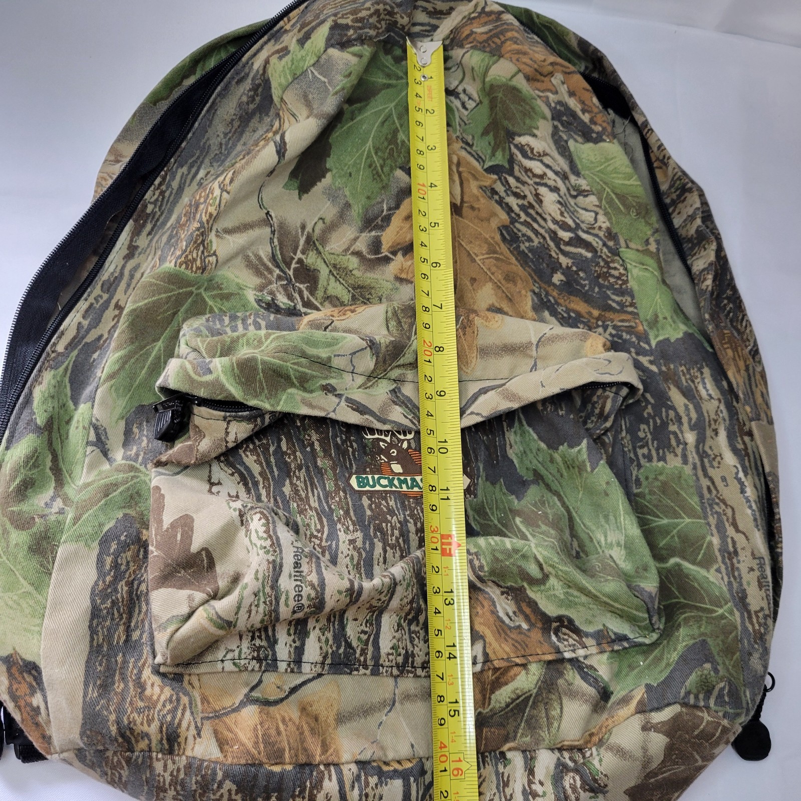 VTG Buckmasters Realtree Camo Backpack EUC Hunting Bag Packable Travel