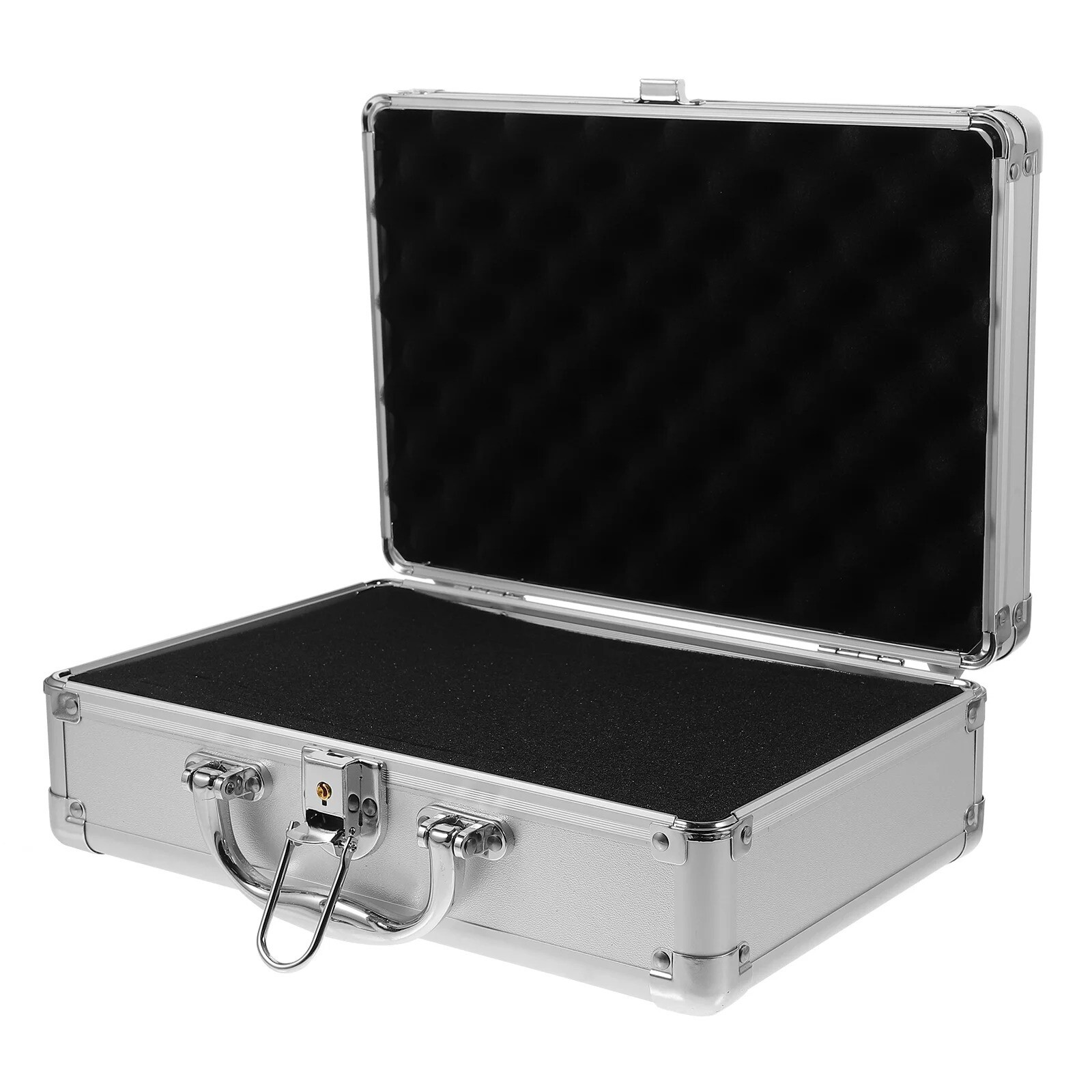 Suitcase Hard Briefcase Instrument Money Aluminum Alloy Portable Workstation Met