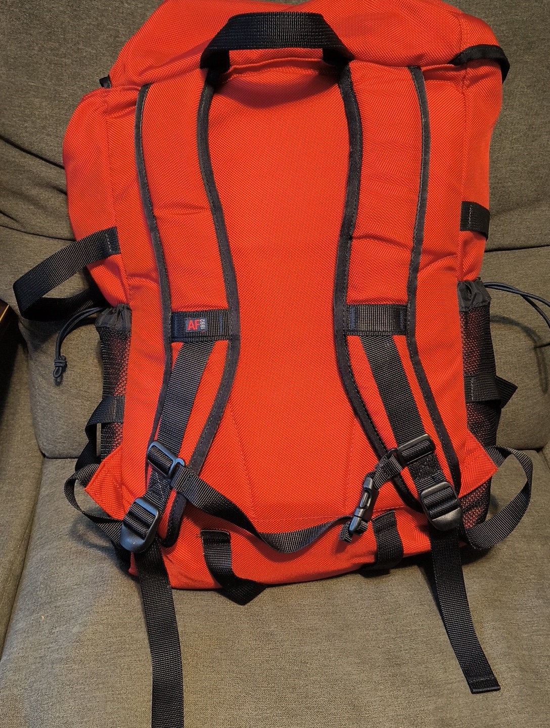 Vintage Abercrombie & Fitch 90s A-20 Hiking Backpack A20 Red .Hard To Find