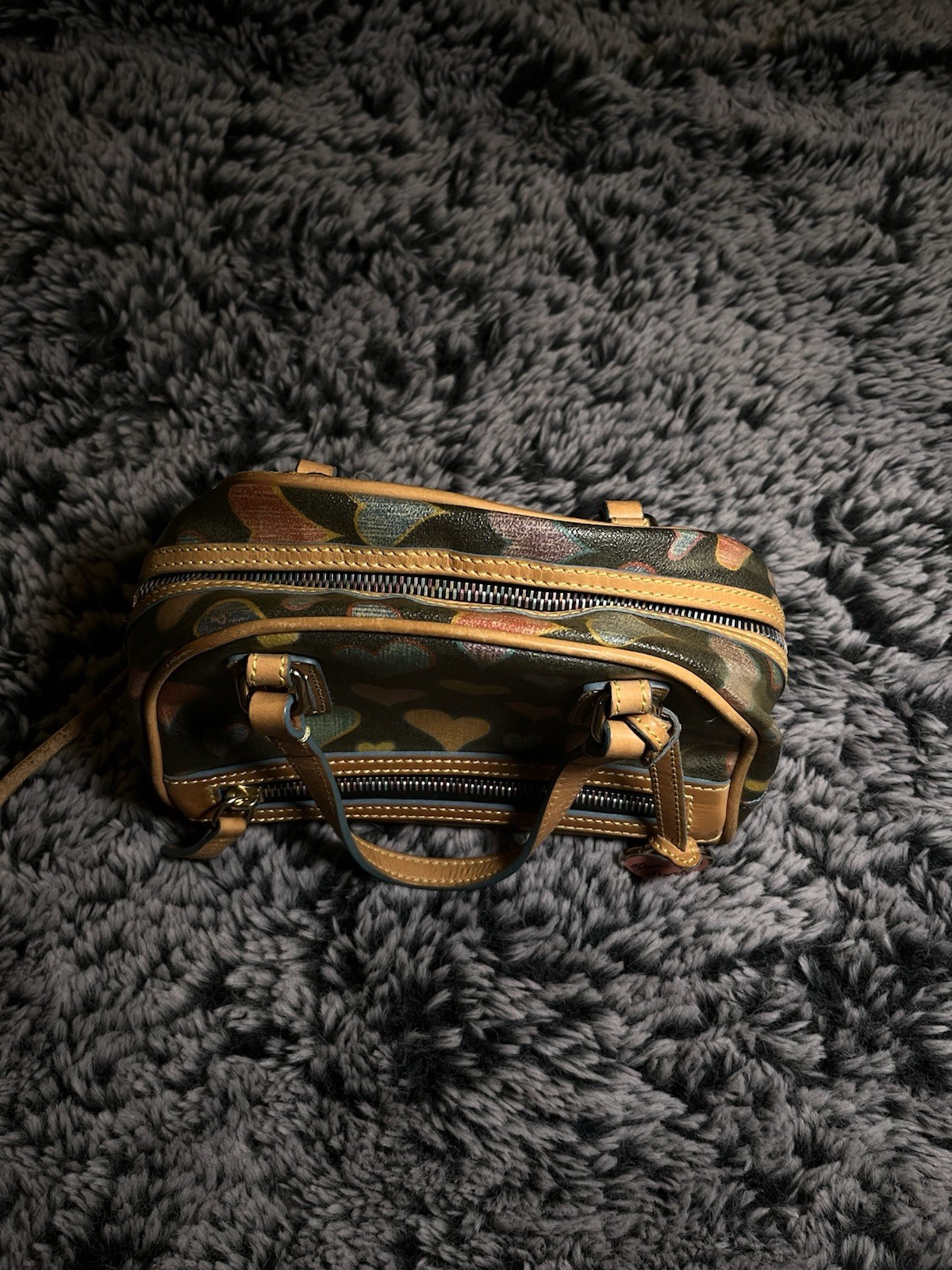 donna karan leather small bag