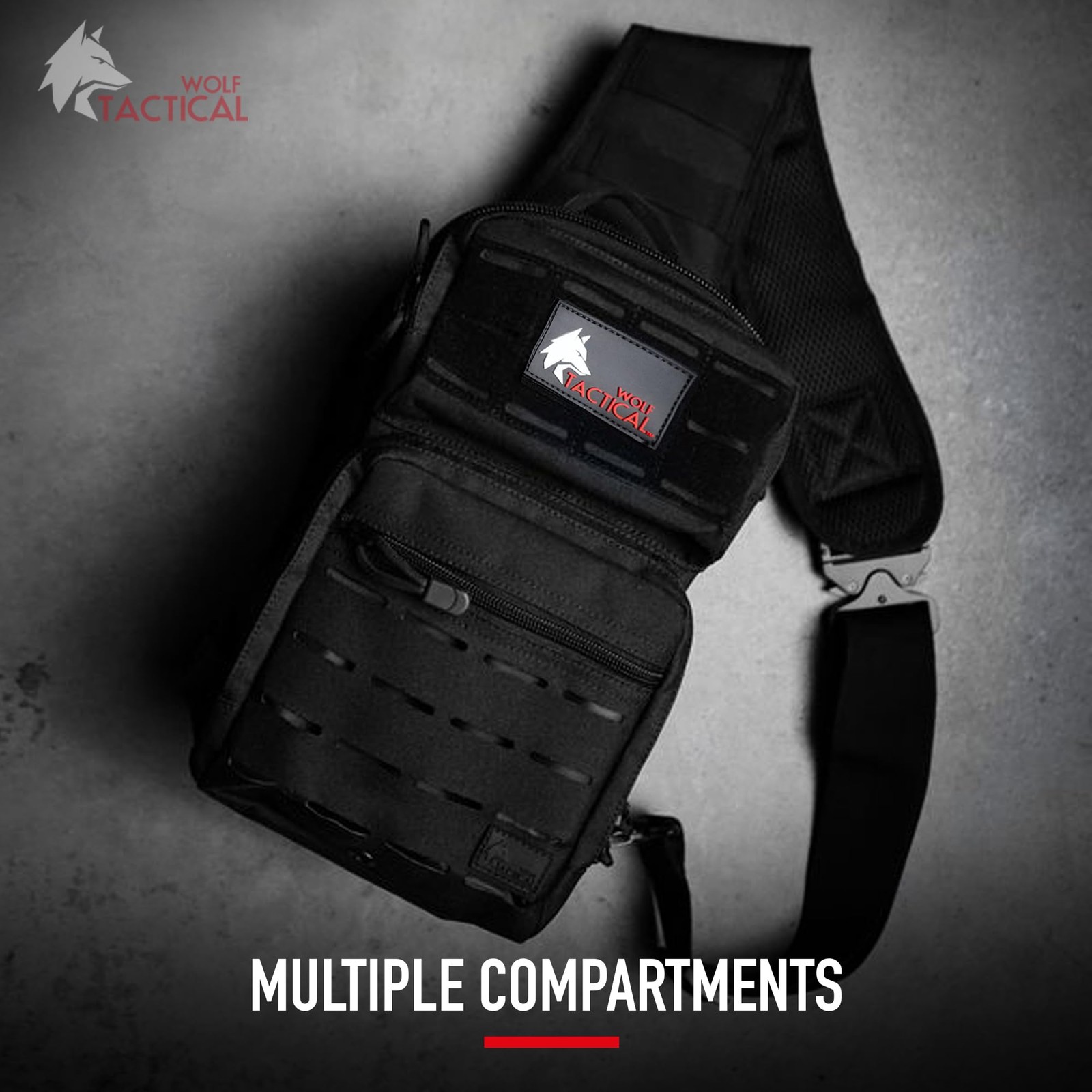 WOLF TACTICAL EDC Sling Bag – Concealed Carry Shoulder Bag for Range, Travel,…