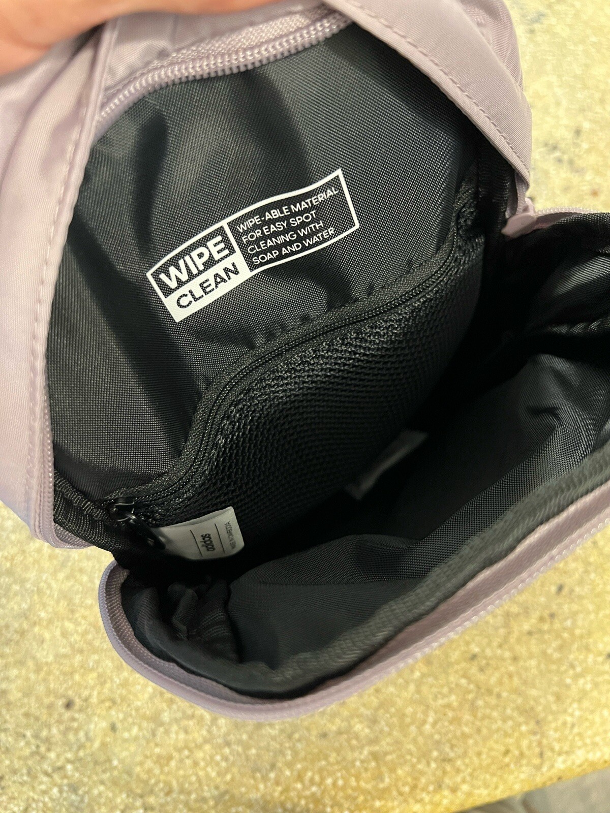 Adidas Essentials 2 Sling Crossbody Bag, Purple/Black, One Size NWT