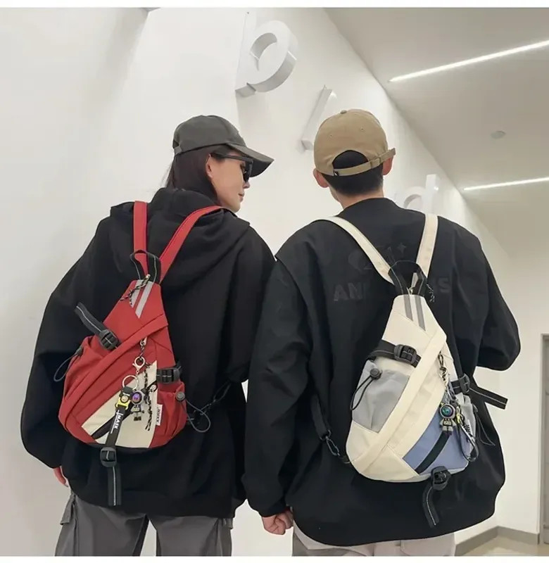 Hip Hop Sport Motorcycle Backpack Men Women Waterproof Multifunction
