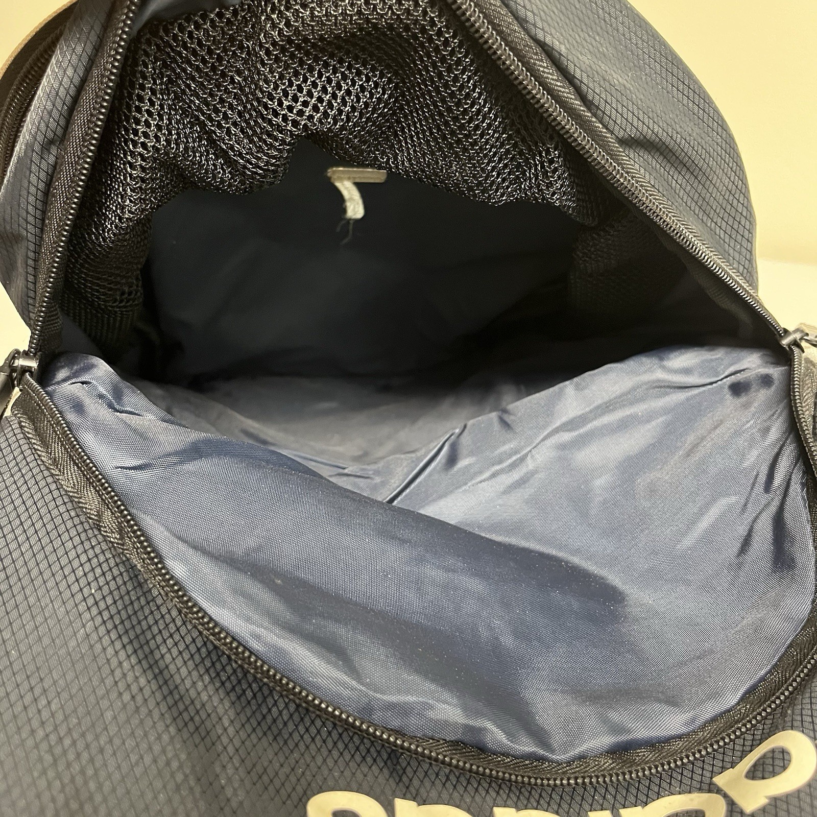 Adidas Load Spring Backpack Bookbag Navy Blue Black Laptop School Travel Bag
