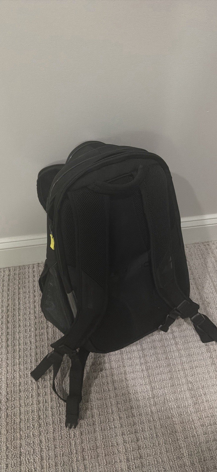 Pulse Black and Yellow Men’s Backpack Adjustable Strap Casual Travel