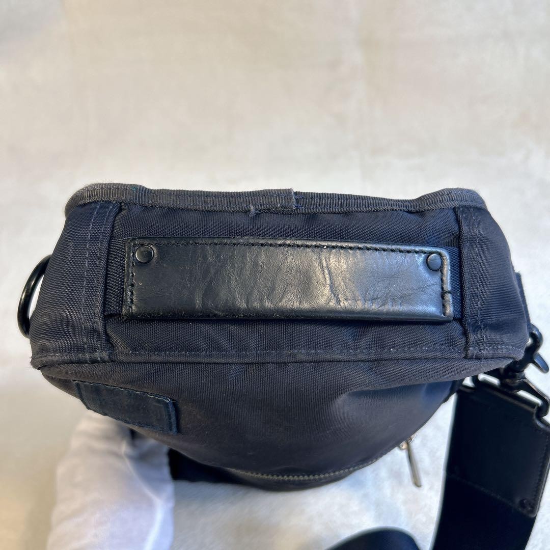 Authentic PORTER Yoshida Kaban Sling Shoulder Bag Black 30cm x 18cm x 6cm Slight