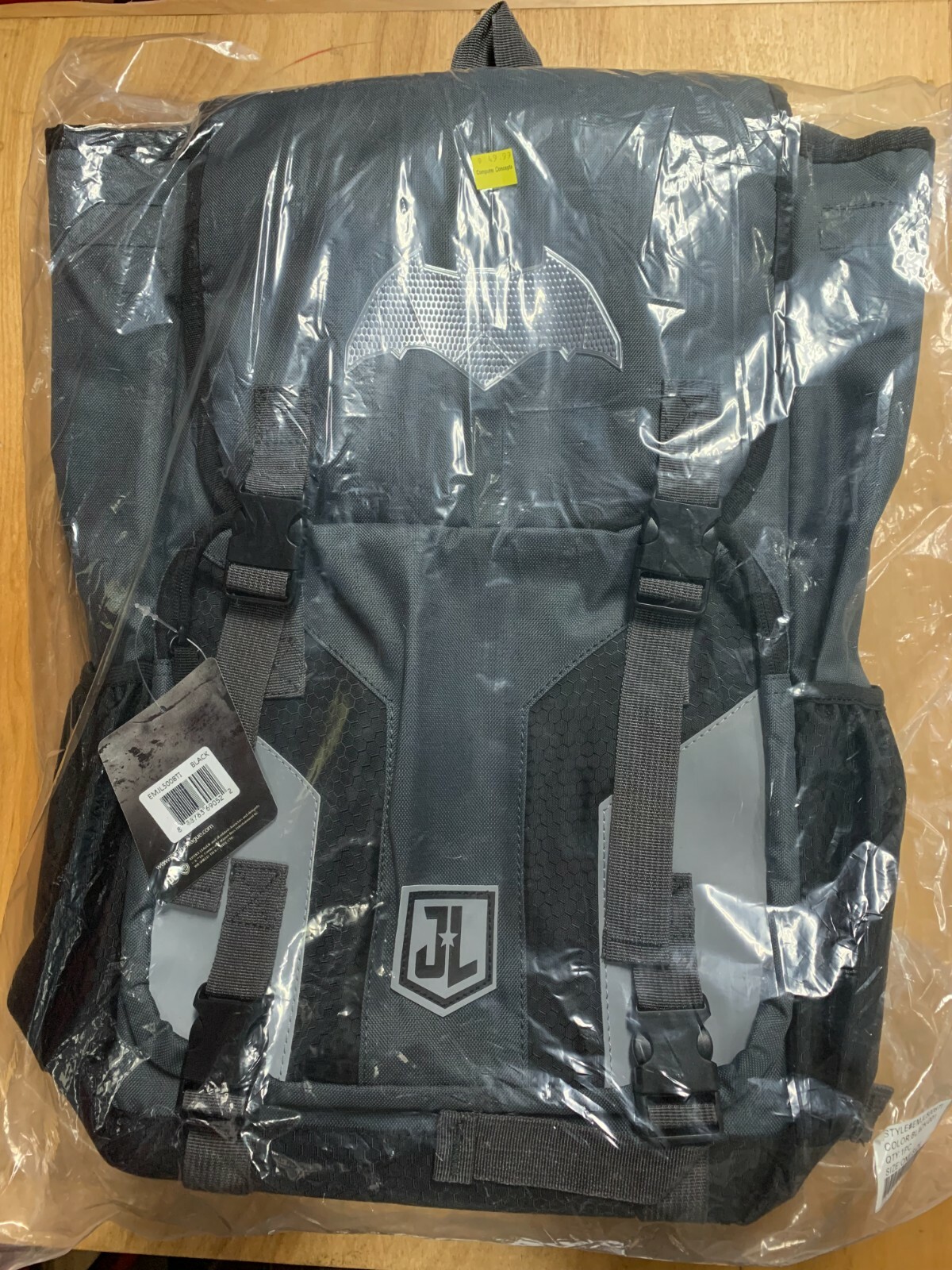 ThinkGeek Backpack Justice League Batman Tactical Issue Black EMJL5008TI