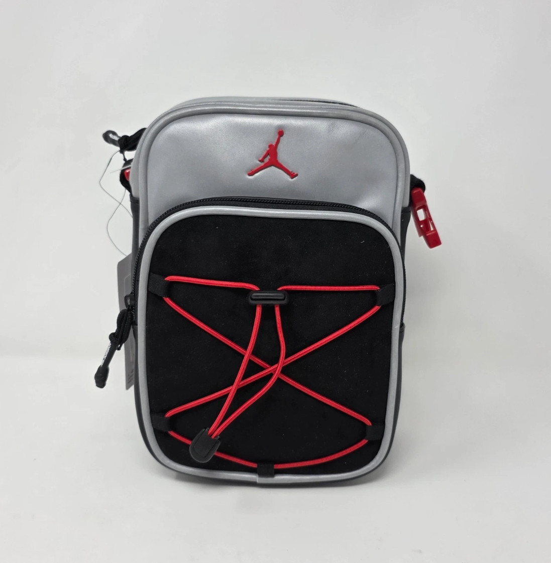 Nike Air Jordan Jumpman Airborne Festival Hip Sling Bag Fire Red/Black/Silver
