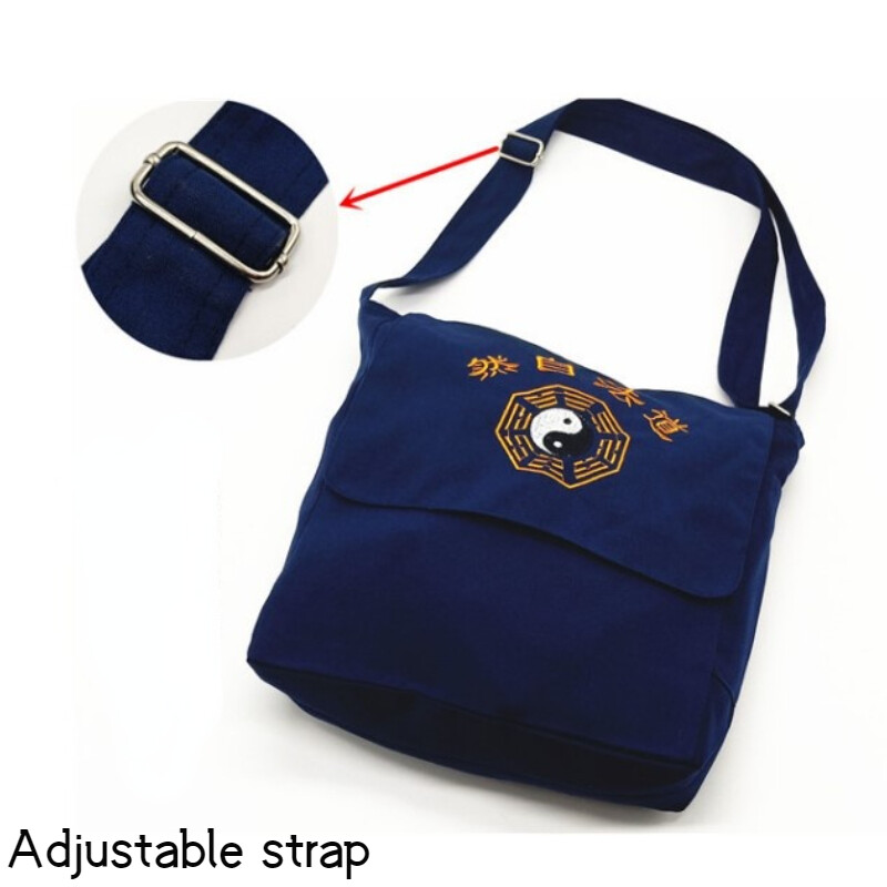 Chinese Embroidery Canvas Bag Handbag Taoist Bag Shoulder Bag Tai Chi Bagua