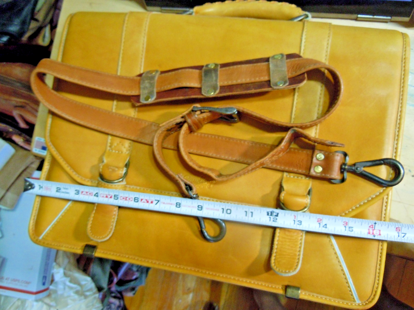 VTG Rawlings Baseball Glove Bag Briefcase Leather Carry-on Travel Tan