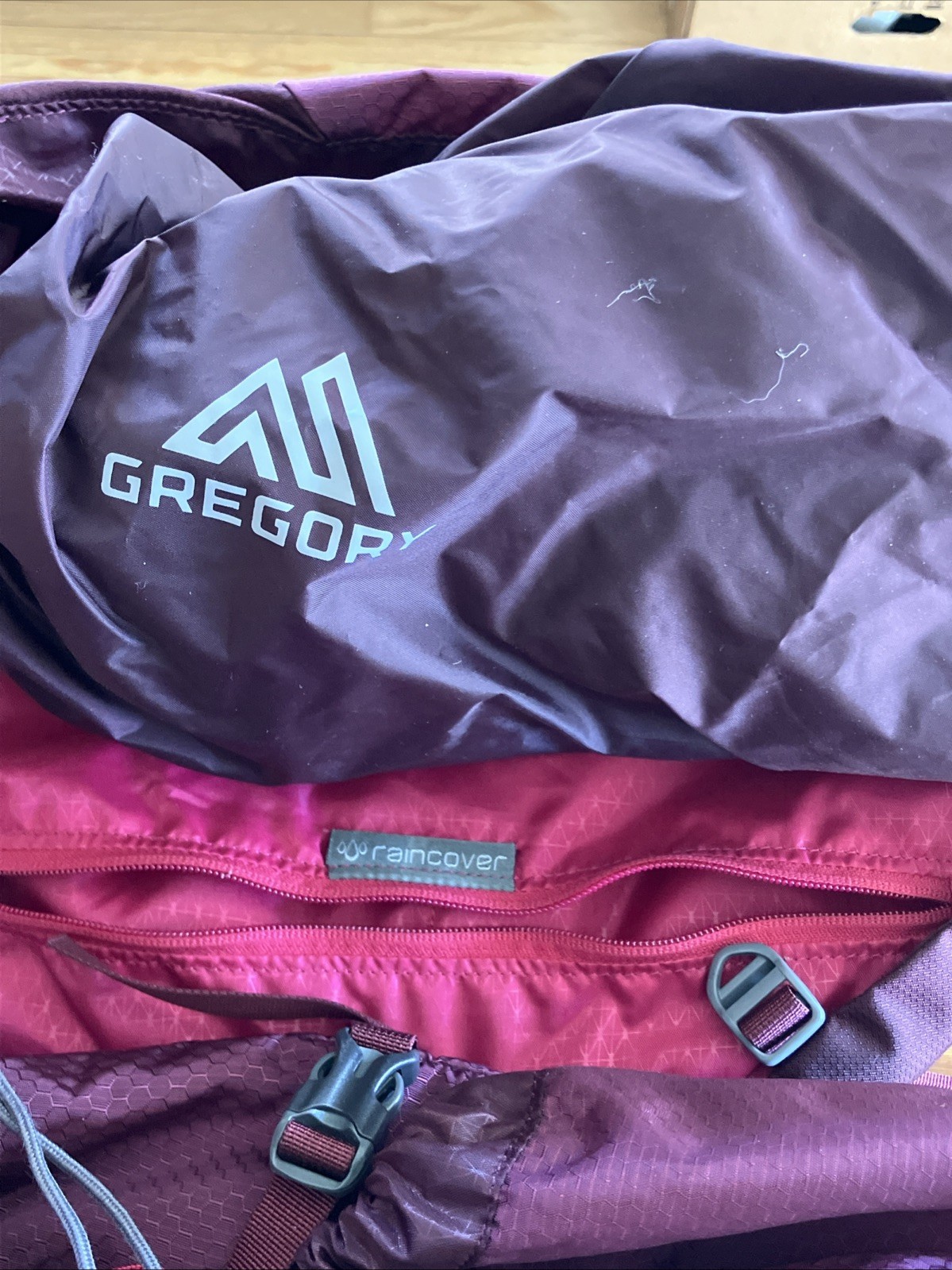 Gregory Diva 60/Ladies/Size M/Plum Red/Attack backpack with rain cover