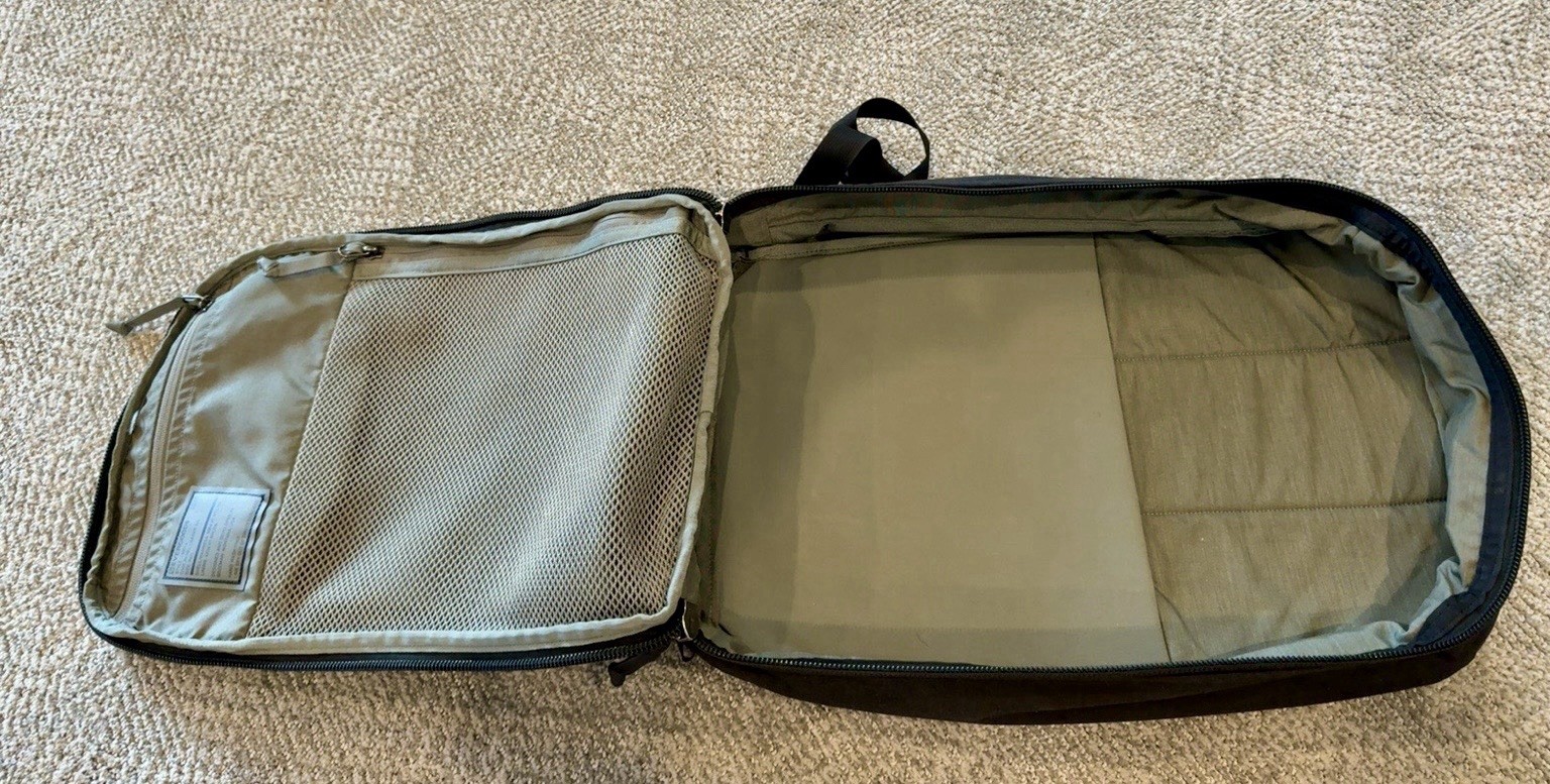 EVERGOODS CPL24 Civic Panel Loader 24L Backpack Black EDC Travel Laptop Bag