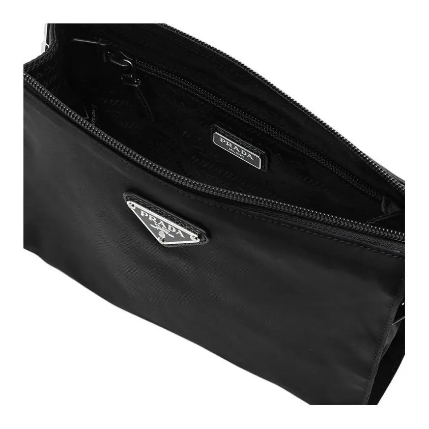 PRADA Re-Nylon Makeup Bag Handbag Men’s Black 8.8×2.5×6.2 in