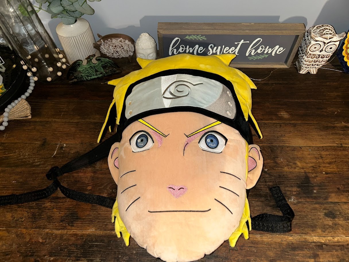 New Sprayground Naruto Shippuden Portrait Anime Plush Backpack Limited Edition