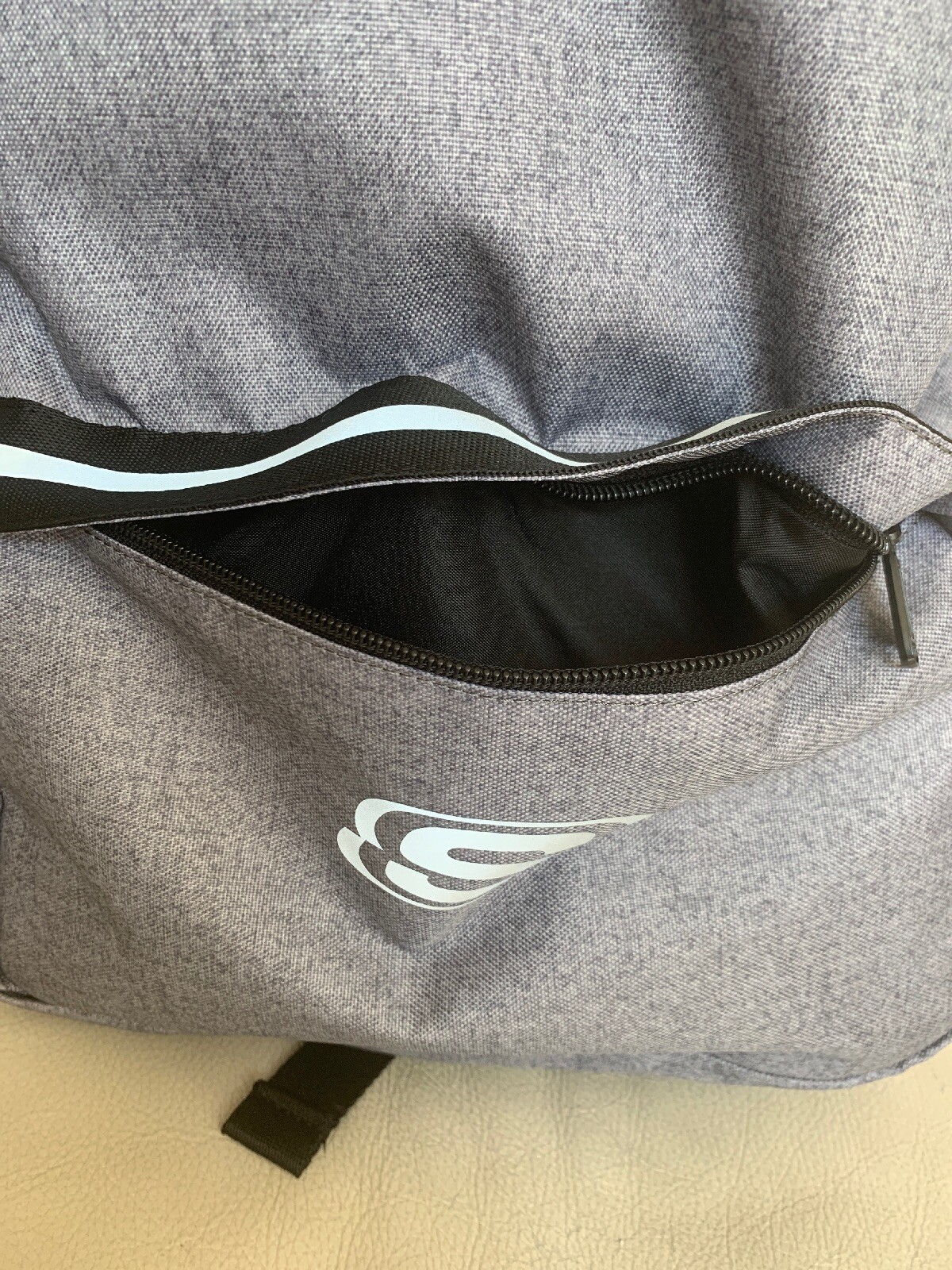 Skechers Eclipse Backpack Gray & Black School Bag Laptop Pockets Lightweight