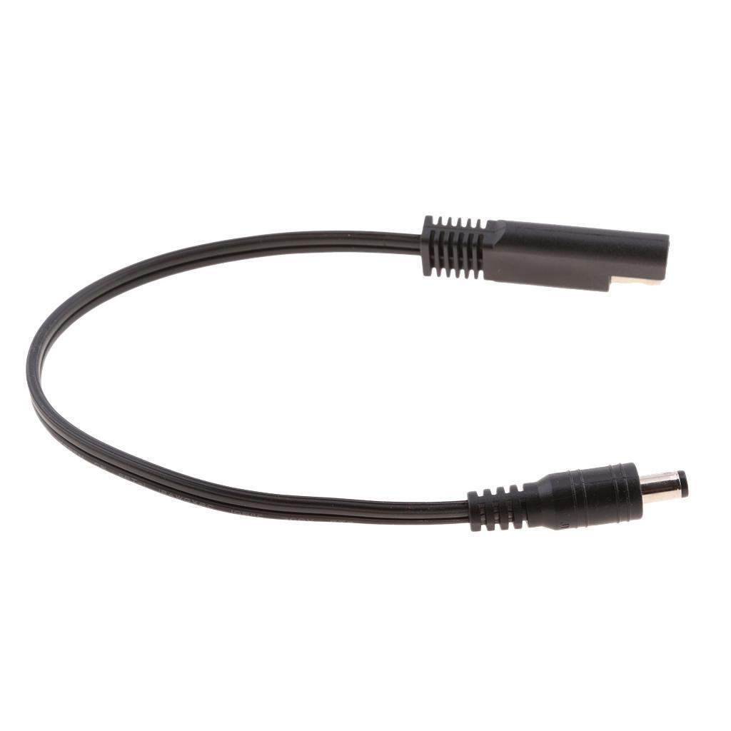 25cm Battery Male To SAE DC Power Automotive Connector Cable 18AWG
