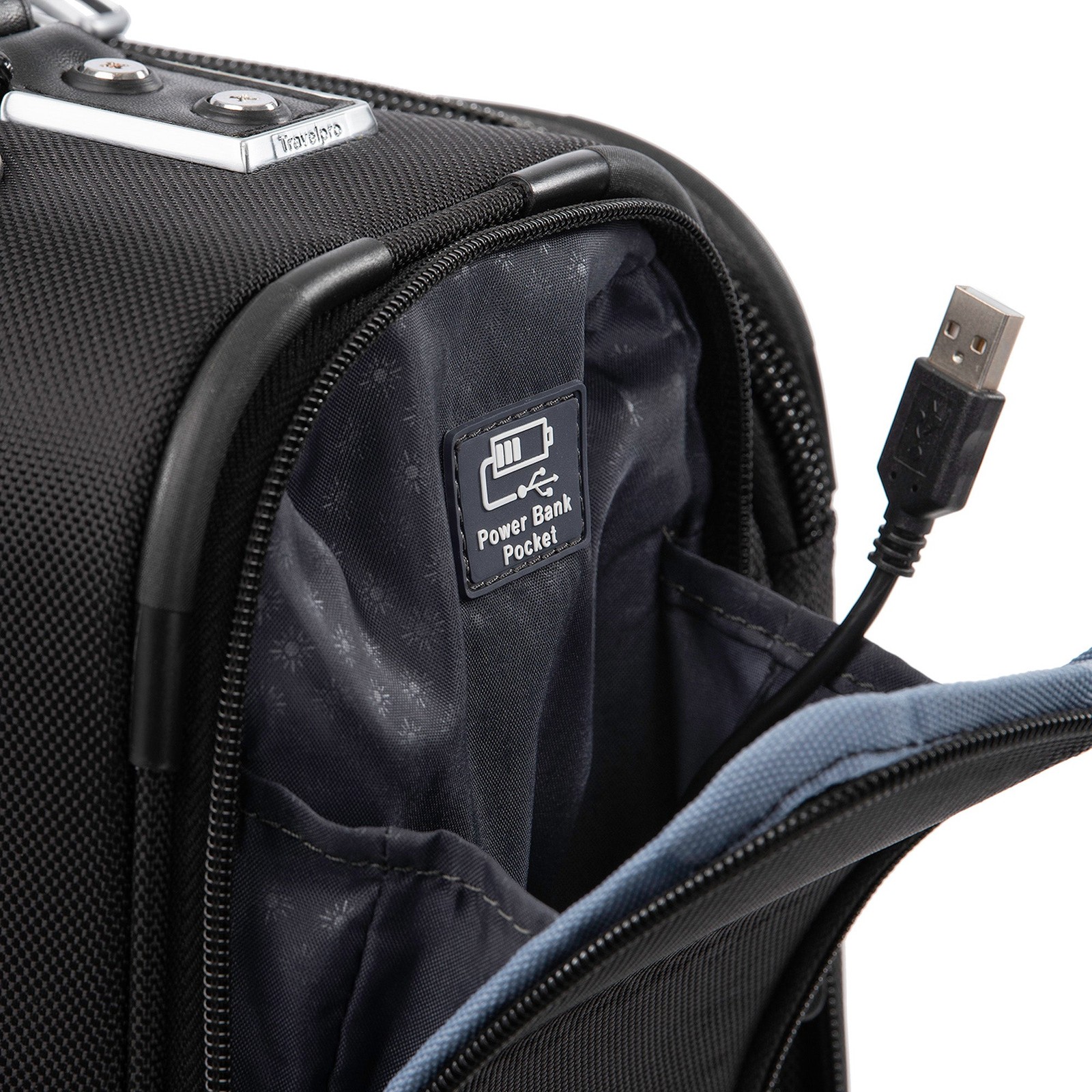 Travelpro Platinum Elite Softside Expandable Luggage, 2 Wheel Black 22 Inch U1