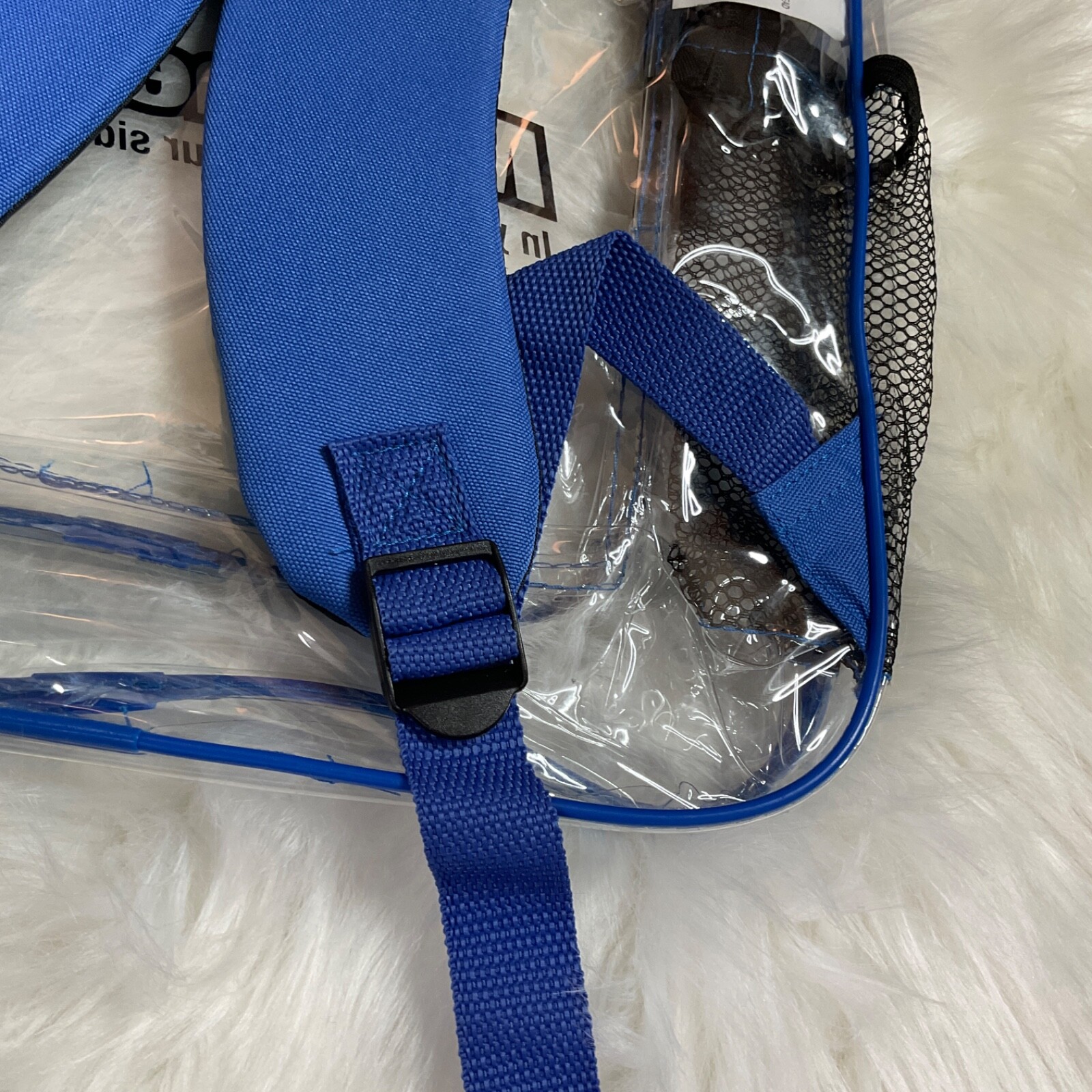 Clear Backpack Sports Concert Mitchell 1 Advertise Transparent Bag Pocket School