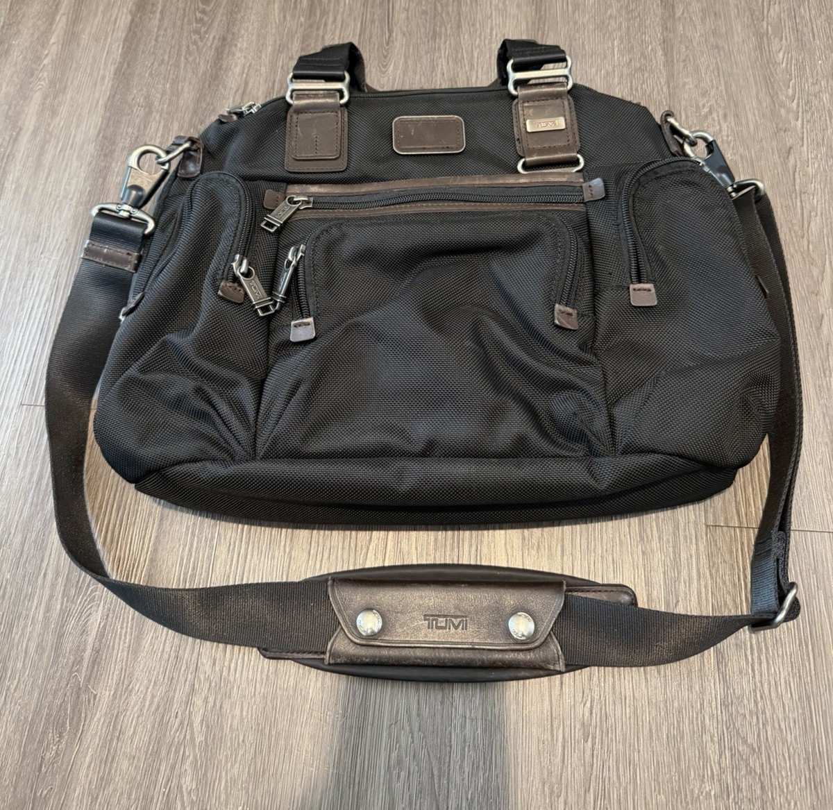 Not Personalized – Tumi Alpha Bravo Brooks Slim Briefcase Laptop Bag Nylon