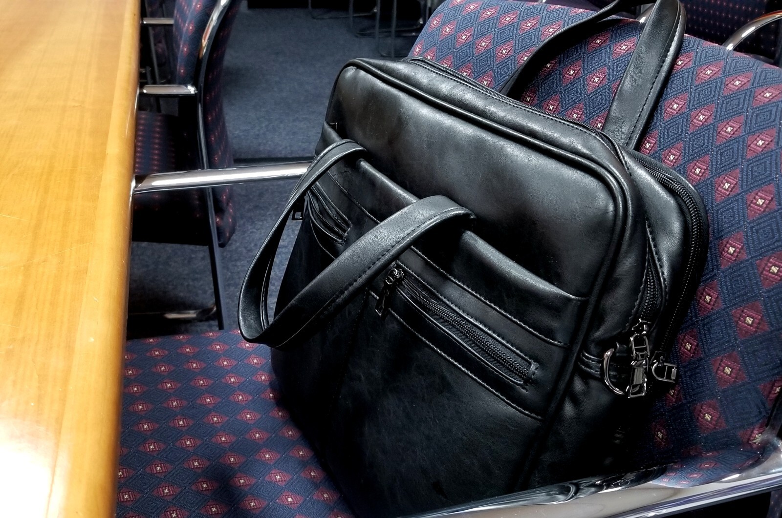 Men Genuine Leather Briefcase Shoulder Messenger Bag Business Work Bag Handbag