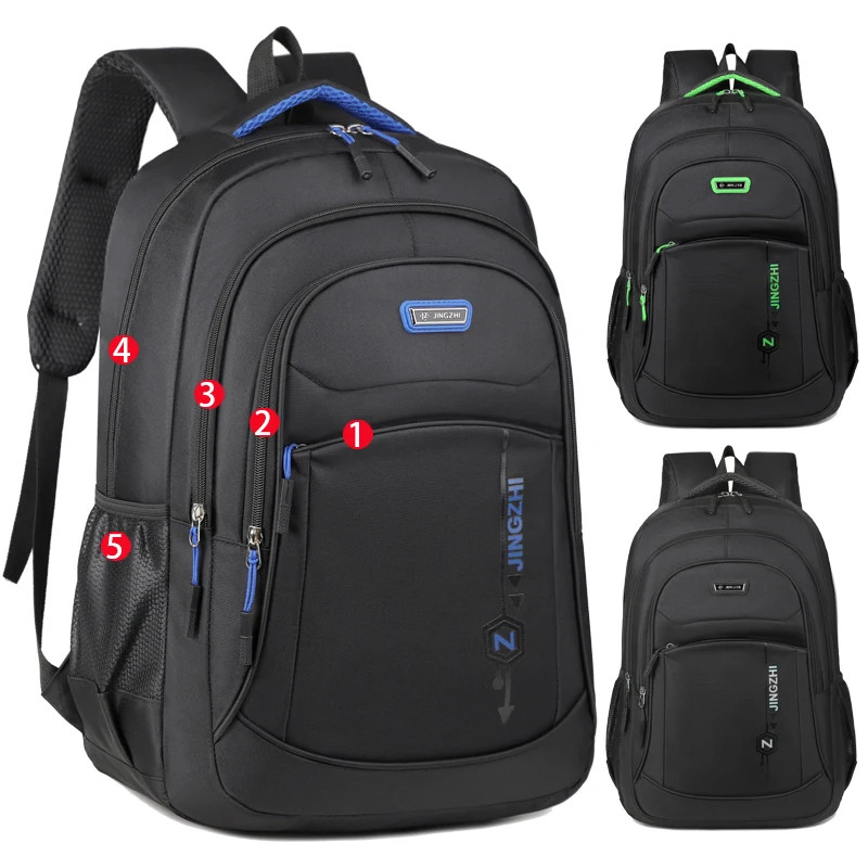 Leisure Backpack, Multi Pocket Backpack, Durable Laptop Bag, Fashionable Travel