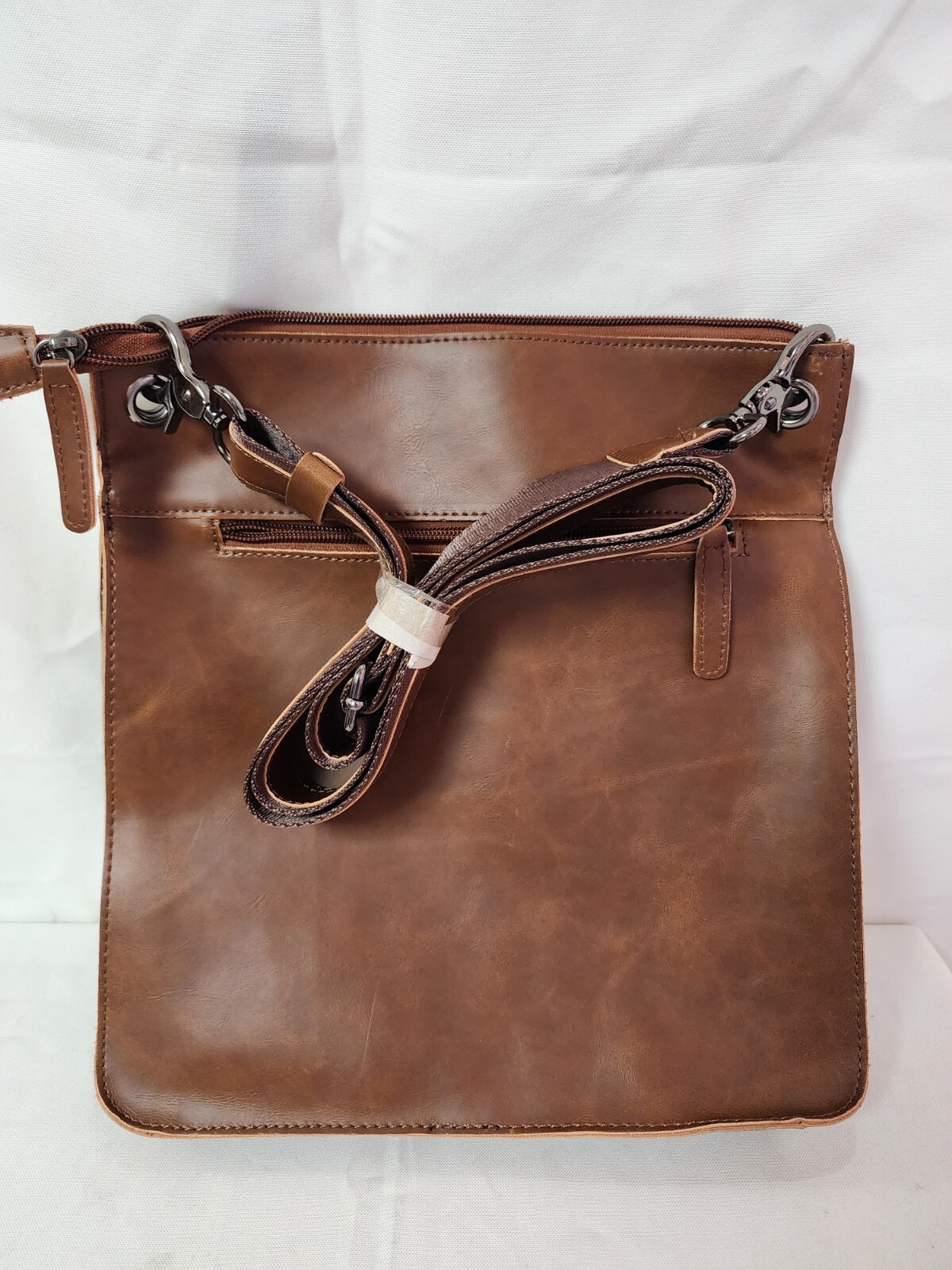 CoCopeaunt Tilorraine Men Bag Leather Single Shoulder Messenger Leisure Bag,Brwn