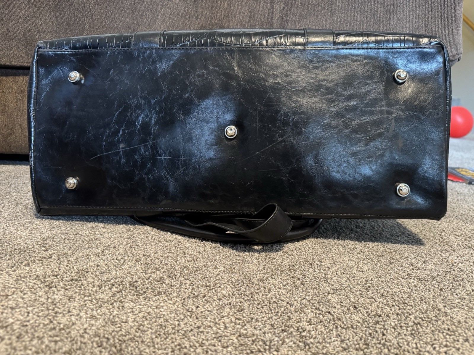 Rare VTG Leather NYC 2001 Duffle Bag- See Pictures And Description For Info