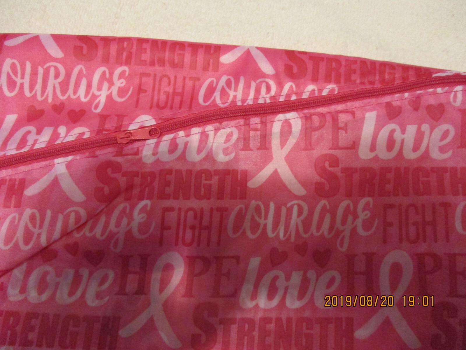 Breast Cancer Awareness Drawstring bag New