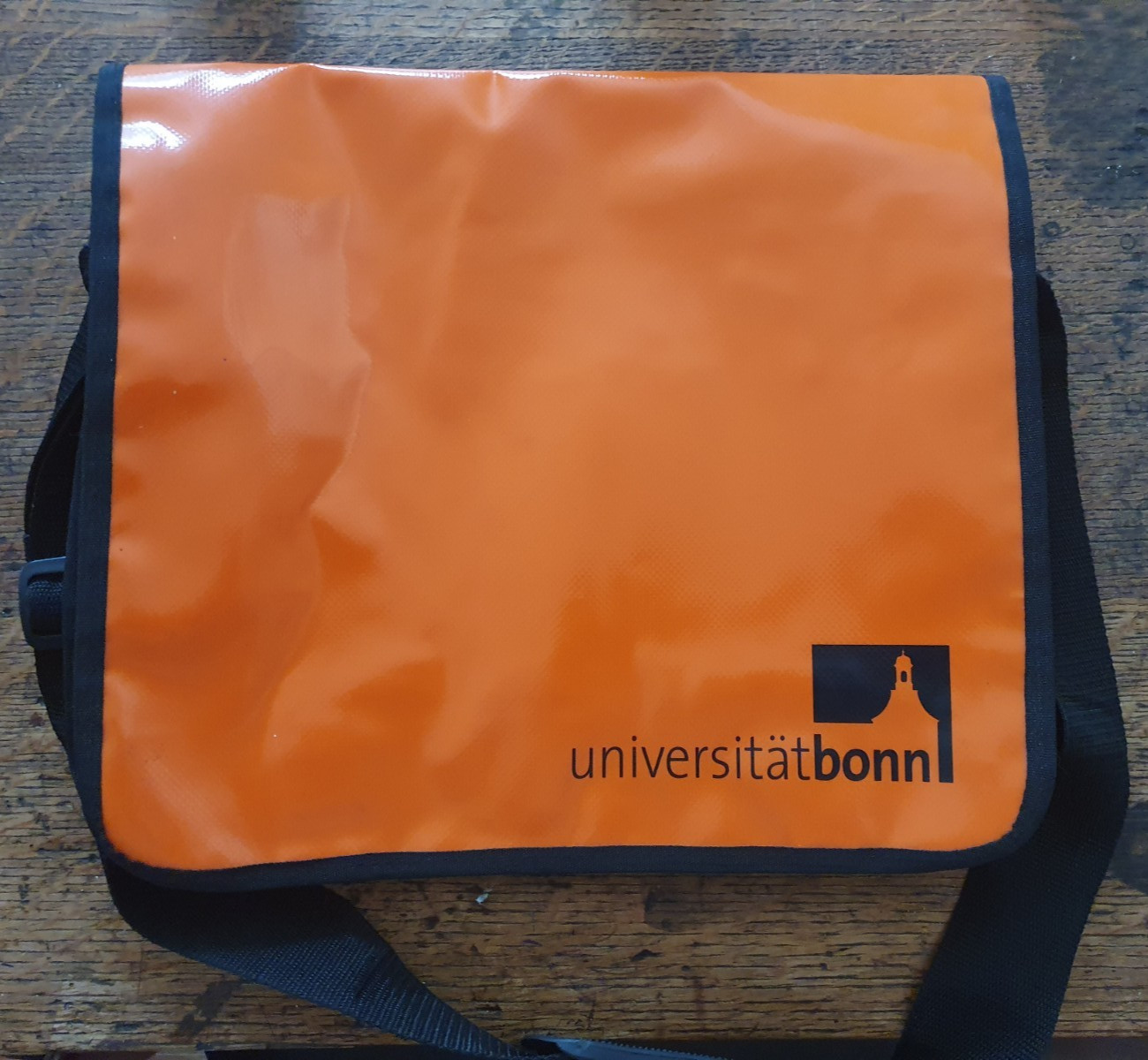 Messenger Bag Heavy Duty Waterproof Electric Orange University of Bonn Germany